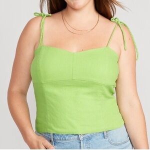 Old Navy Green Women's Top with Tie Straps